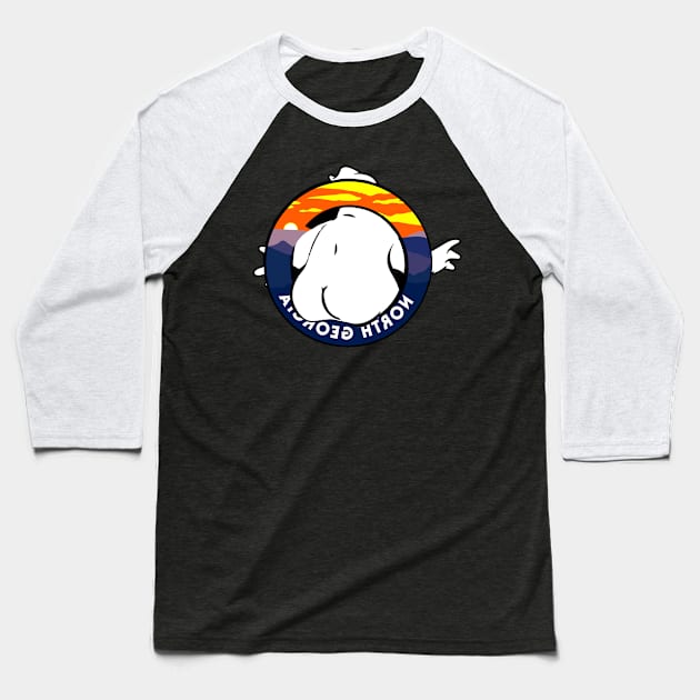 North Georgia Ghostbusters flip side logo Baseball T-Shirt by NGGB